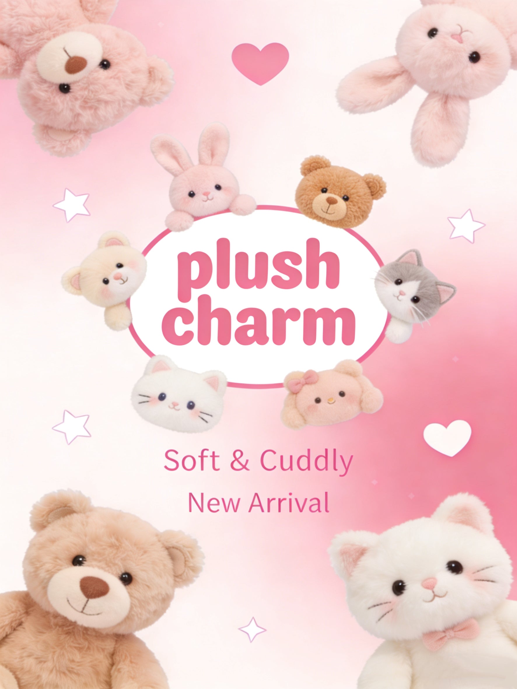 Lucky Plush Charm Bag-5bags